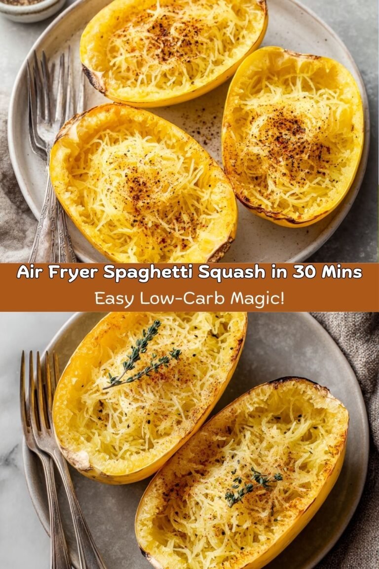 Air Fryer Spaghetti Squash